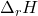 \Delta_r H