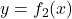 y=f_2(x)