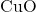 \text{CuO}