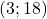 (3;18)
