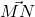 \vec{MN}